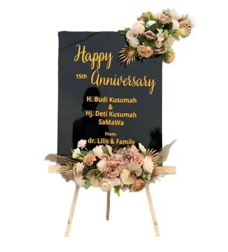 Papan Bunga Akrilik Garungwiyoro